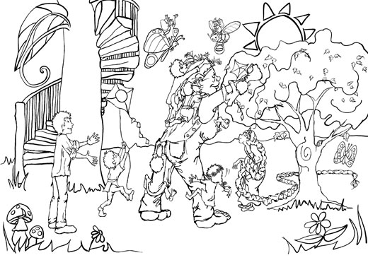 Coloring page from Greetings