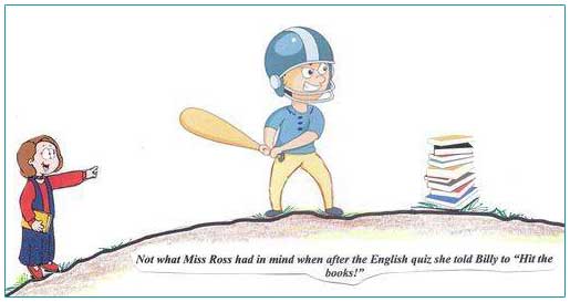 baseball cartoon